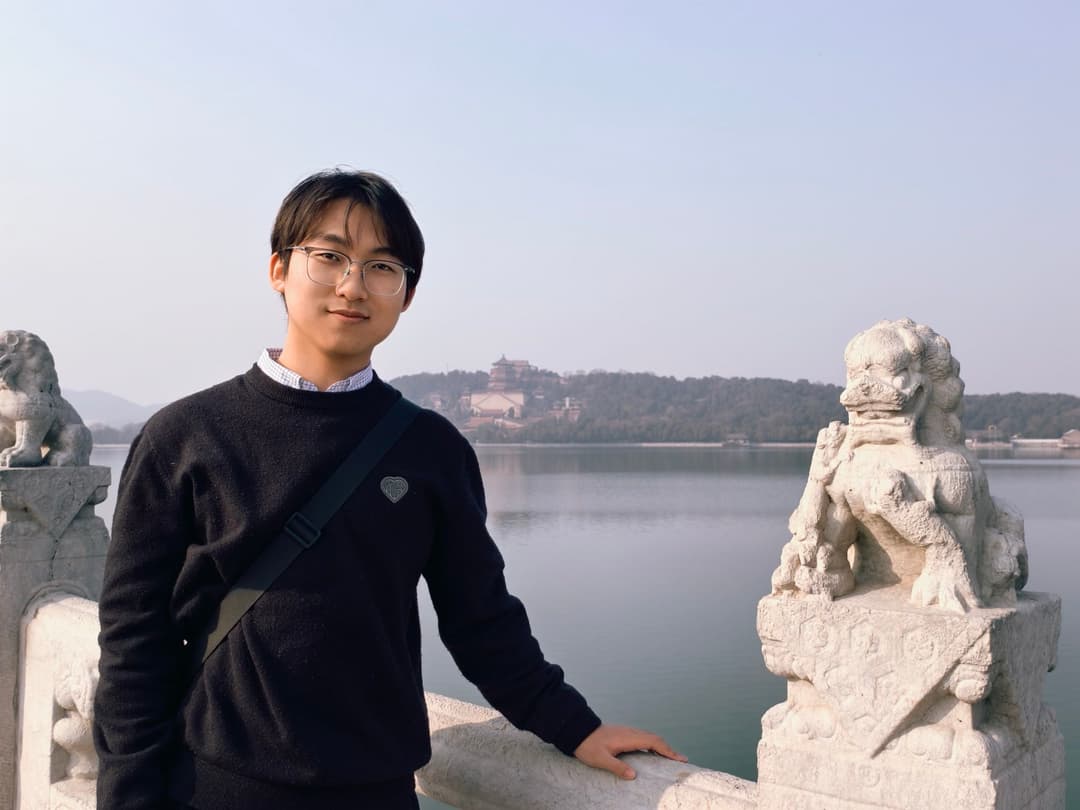 Wenhui Nie outdoors at the Summer Palace in Beijing
